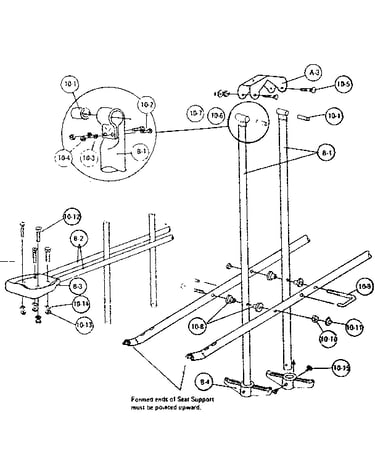 B-glide ride assembly #94207