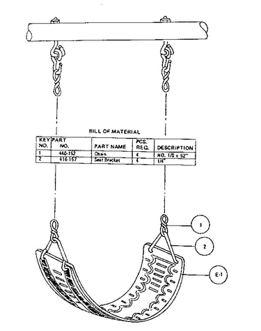 E-swing assembly