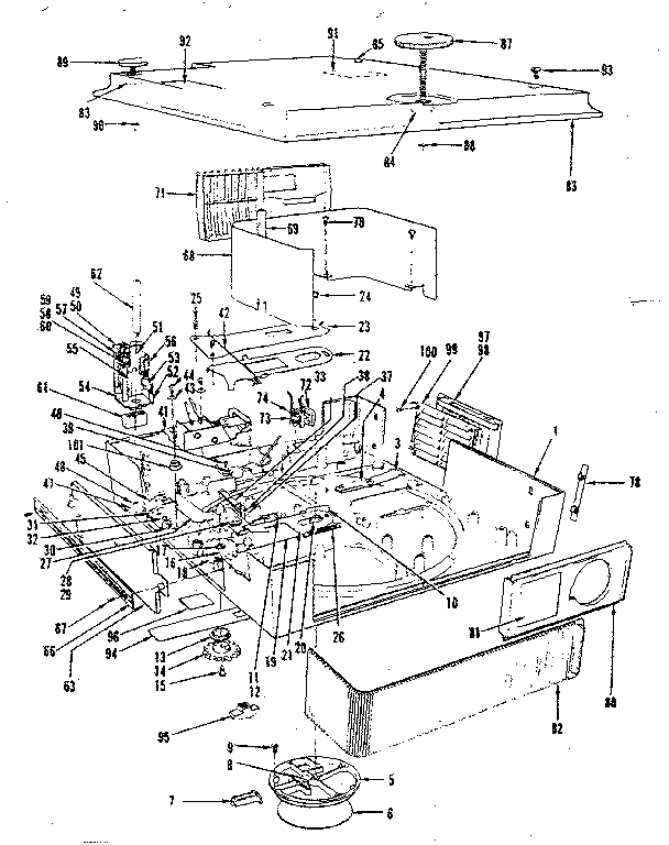 Housing and base assembly