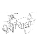 Lamp bracket and chimney assemblies