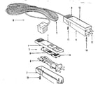 LXI 83798990 remote control and remote cord assemblies diagram