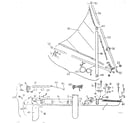 Sears 342600214 13' x 10" jetwind sailboat diagram