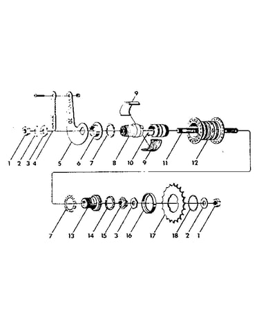 Bendix coaster brake 2497-bd
