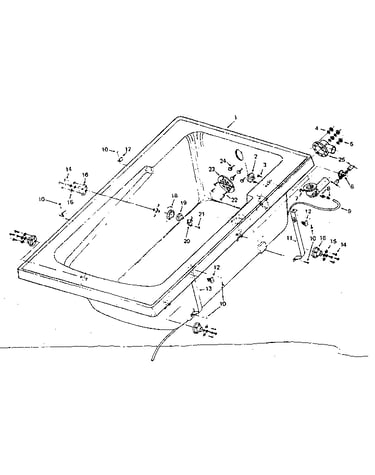 Tub and air control