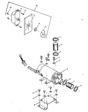 Motor and pump