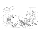 Kenmore 1267976120 cabinet parts diagram