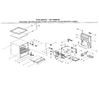Kenmore 1267986030 cabinet parts diagram
