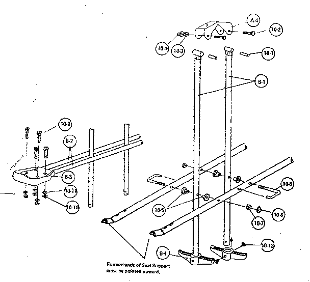 B-glide ride assembly #94206