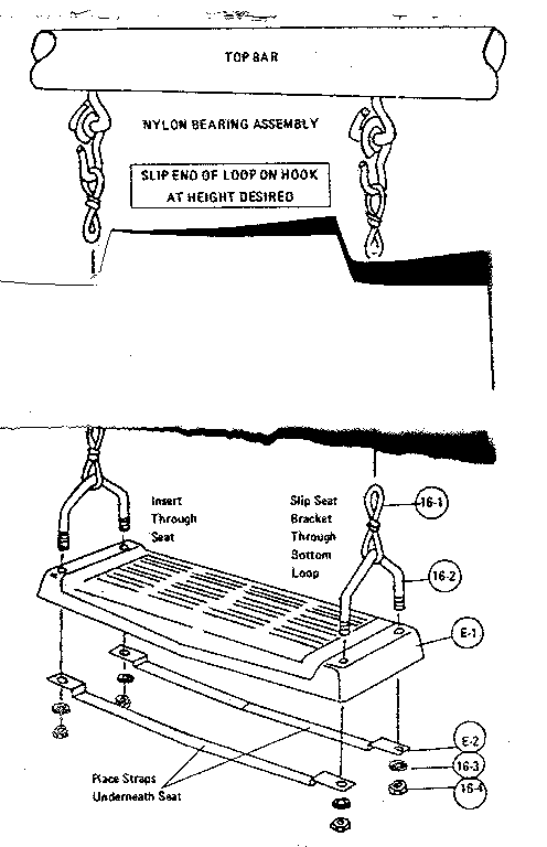 E-swing hardware assembly no. 97200