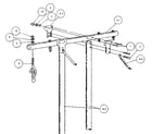 Sears 51272002-80 swing support assembly diagram