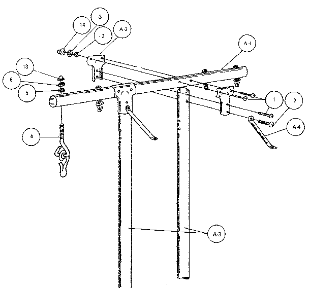 Swing support assembly