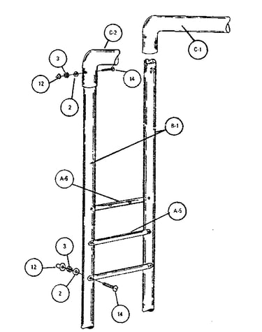 Climber leg assembly