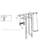 Trapeze ring and rope assembly