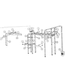 Rear leg assembly