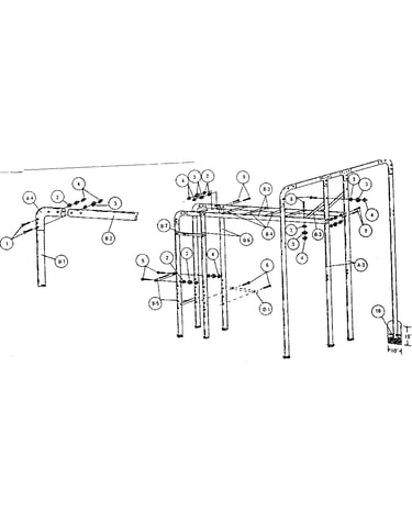 Rear leg assembly