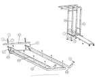 Sears 51272012-80 incline board assembly diagram