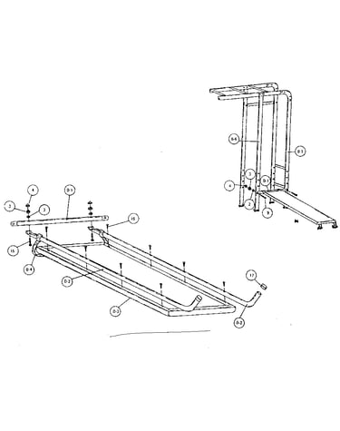 Incline board assembly