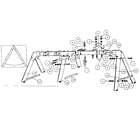 Sears 51272018-80 frame hardware assembly diagram
