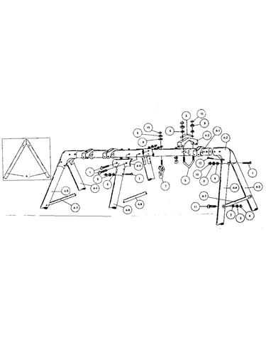 Frame hardware assembly