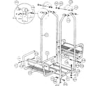 Sears 51272018-80 lawn swing hardware assembly diagram