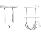 Sears 51272018-80 trapeze & swing assembly diagram