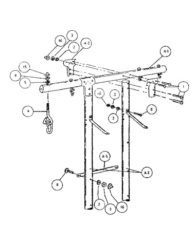 Swing support assembly