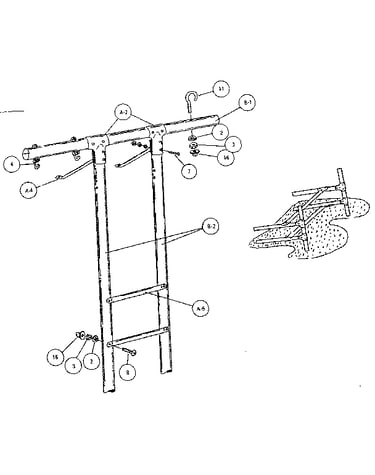 Climber leg assembly
