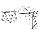 Sears 51272046-80 frame assembly diagram