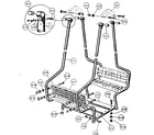 Sears 51272046-80 lawn swing assembly diagram