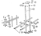 Sears 51272932-80 b-glide ride assembly #94206 diagram