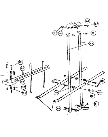 B-glide ride assembly #94206
