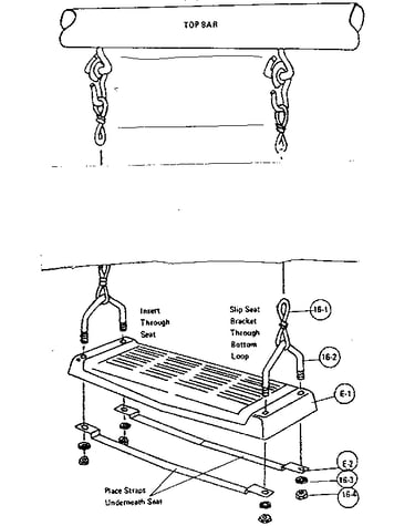 Swing hardware assembly