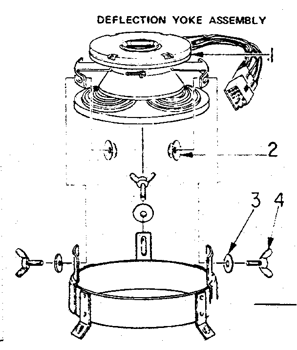 Deflector yoke assembly