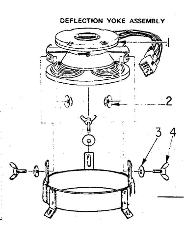 Deflector yoke assembly