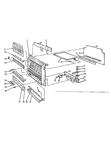 Tuner panel assembly parts