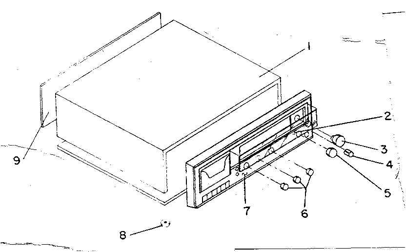 CABINET PARTS LIST