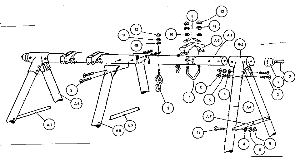 A-FRAME HARDWARE ASSEMBLY #93667