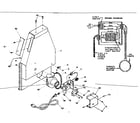 Kenmore 143841540 blower assembly diagram