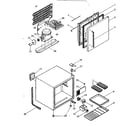 Kenmore 564760401 refrigerator cabinet parts diagram