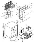 Refrigerator cabinet parts