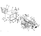 Kenmore 64473871 cabinet parts diagram