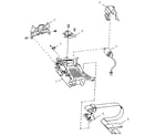 Xerox MEMOWRITER ribbon deck/carriage assembly diagram