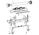 Sears 53886 paper support system diagram