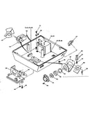 Microfiche reader exploded view