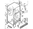 Kenmore 1067635212 cabinet parts diagram