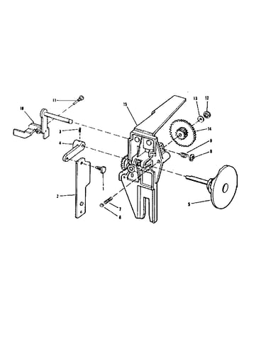 Multi-motion gear and cam assembly