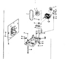 LXI 58492530 projector base and motor diagram