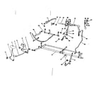 Sears 7045011 front tie support diagram