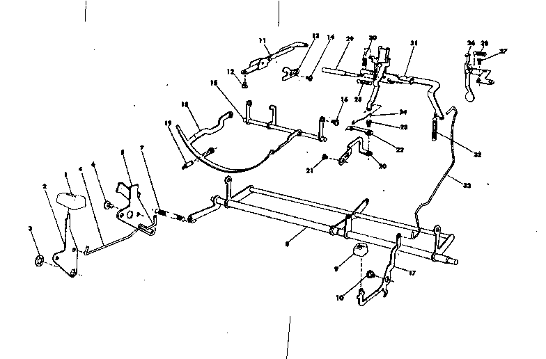 Front tie support
