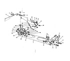 Sears 7045001 top rail and line space diagram